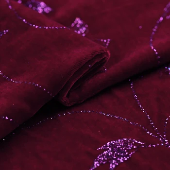 Bronzos šilko, aksomo audinio high - end šilko audinio suknelė neklijuotinė audinio cheongsam suknelė aksominė medžiaga didmeninė šilko audinio