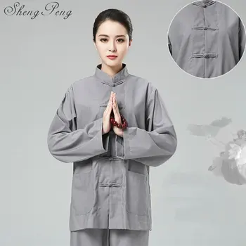 Budistų vienuolis kostiumas budistų drabužių shaolin vienodas budistų vienuolis kostiumas shaolin vienuoliai drabužių zen drabužių CC180