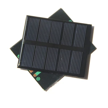 BUHESHUI 0.5 Watt 2.5 V Polikristaliniai Saulės Skydelis Saulės Elementų 