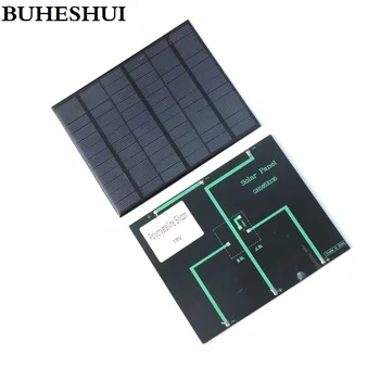 BUHESHUI 18V 3.5 W Mini Saulės Elementų Polikristaliniai Saulės Plokštes, Skirtas Įkrauti 12V Baterija 165*135*3MM, 2vnt/lot Nemokamas pristatymas