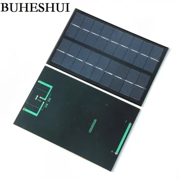 BUHESHUI 3W 9V Klasės Didelio Efektyvumo Polikristalinius Saulės Skydelis Saulės Elementų Modulis 