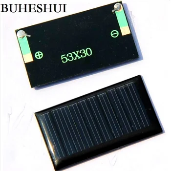 BUHESHUI 5V 30mA Mini Saulės Elementų Polikristaliniai 0,15 W 
