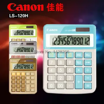Canon LS-120H small business desktop skaičiuoklė kūrybinių mados spalvų modeliai saulės stalas skaičiuoklė