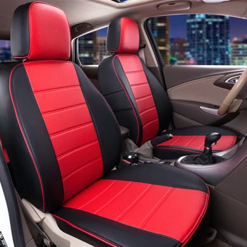 CARTAILOR Dirbtinė oda automobilių sėdynės apima Kia Cadenza automobilių sėdynės padengti nustatyti custom black automobilių sėdynės pagalvėlės parama