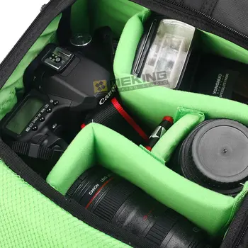 CASEPRO Kamera Vaizdo kuprinės, Krepšiai Vandeniui Didelės talpos, su lietpaltis Canon Nikon Pendax Sony VEIDRODINIAI SLR Camera