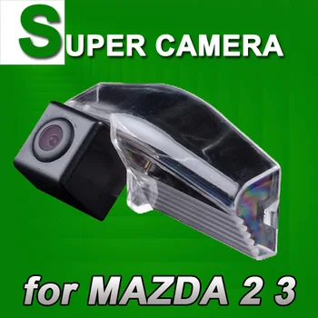 CCD Automobilio Galinio vaizdo Grįžtamieji automobilių Stovėjimo aikštelė atsarginę Kamerą MAZDA 2 IR MAZDA 3 HD vandeniui naktinio matymo