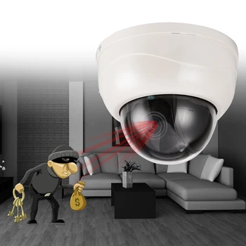 CCTV Saugumo 5MP MINI Dome PTZ Kamera 5.0 MP 5 Megapikselių IP Kamera Pan Tilt ONVIF IR 40M 2.7-13.5 MM 5X ZOOM IR P2P Mobilųjį Peržiūrėti