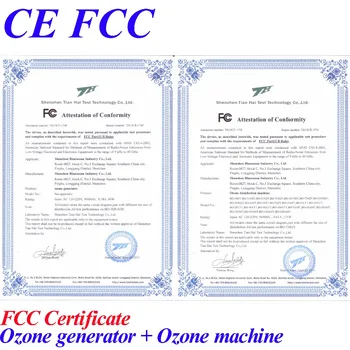 CE EMS LPD FCC 110/220 v mini namų ozonizer oro valytuvas