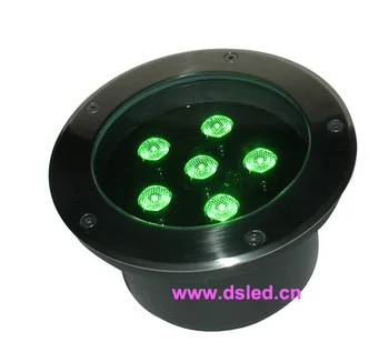 CE,geros kokybės,18W RGB LED inground šviesos,RGB LED prožektorius,DS-11C-D180-18W-RGB,6*3W RGB 3in1,24V DC,valdomas,pritemdomi,IP67