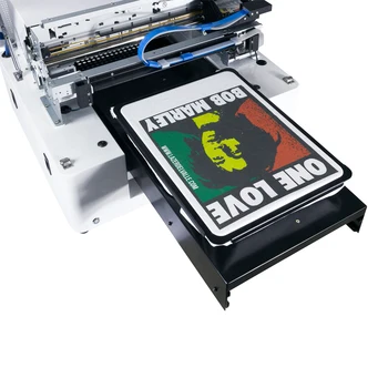CE patvirtintas skaitmeninės tekstilės marginimo mašinos audinio marškinėliai spausdintuvas su A3 dydžio