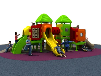 CE/TUV/SGS šeima/mokykla plastikinės lauko žaidimų aikštelių įranga park skaidrių pramogų structrue YLW-OUT171117