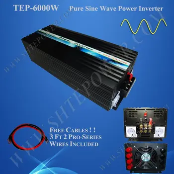 CE&RoHS Patvirtinta 6KW/ 6000watts Pure Sine Wave Power Inverter 48vdc į 100v/120v/220v/230v/240v
