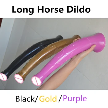 CHGD 16.9 Colių didelis didelis dildo super ilgas vibratorių gyvūnų arklių dildo sekso žaislai moterims, didelis netikras penis lesbiečių masturbuotis flirtuoti