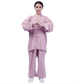 Chi, Drabužių Medvilnės Ilgas Rankovėmis Drabužius Moterų Taijiquan Naudotis Wushu Veiklos Kostiumai