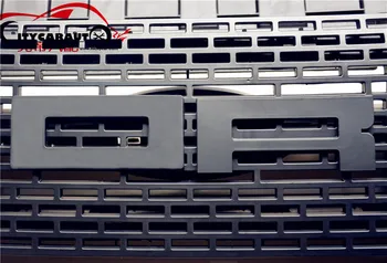 CITYCARAUTO LED Lenktynių grilio grotelių ABS juodos spalvos priekinių grotelių apdaila tinka Ranger wildtrak T6 txl pickup2012-m.