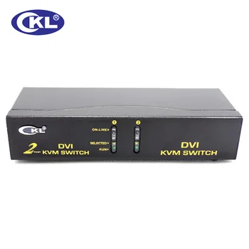CKL 2 Port USB DVI KVM Switch PC Monitoriaus, Klaviatūros, Pelės Switcher Parama Garso Auto Scan (1080P CKL-92D