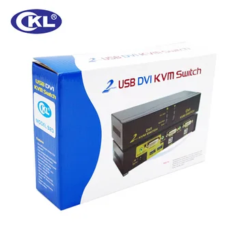 CKL 2 Port USB DVI KVM Switch PC Monitoriaus, Klaviatūros, Pelės Switcher Parama Garso Auto Scan (1080P CKL-92D