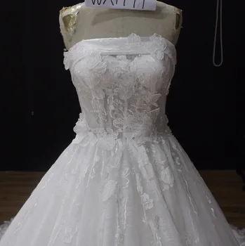 CloverBridal aukštos kokybės romantiška vestuvinė suknelė 2018 balta stebėjimo vestido de noiva plius dydis parduotuvė internete, kinija didmeninė