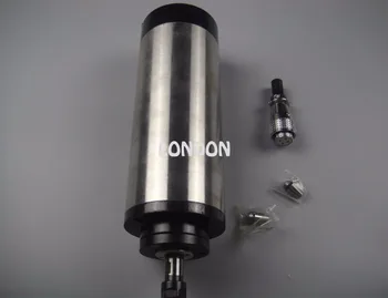 CNC veleno rinkiniu ER11 skersmuo 80mm 220V 1,5 KW vandens aušinimo velenas variklis+ 1piece vandens siurblys+vandens vamzdis+ 1 gabalas 1,5 kw keitiklis