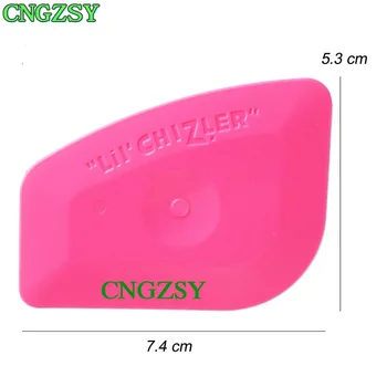 CNGZSY didmeninė 20pcs Daugiašalių Mini Pink Vinyl Valytuvas Auto Automobilių, Namų Biuro Langų Plėvelės Įrengimo Atspalviu Grandiklis 20A25