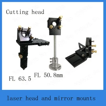 CO2 lazerio galva CO2 lase pjovimo galvutė+atspindintis Si veidrodis 25mm+fokusavimas židinio objektyvas 20mm co2 lazerio pjovimo mount dalys