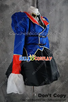 Code Geass Cosplay Leila Malkal Mėlyna Uniforma Kostiumas H008
