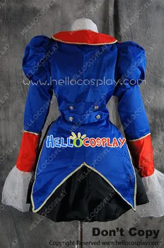 Code Geass Cosplay Leila Malkal Mėlyna Uniforma Kostiumas H008
