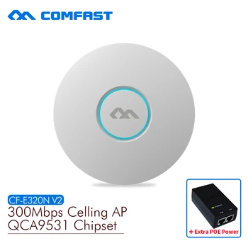COMFAST wireless Ap CF-E320N-V2 300Mbps Lubų AP 802.11 b/g/n wifi router Patalpų AP didelis plotas wifi Prieigos Taško aprėptis AP