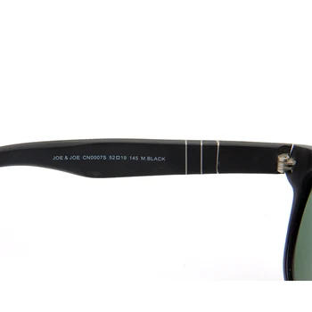 CONWAY 2017 Mados Acetatas Akiniai nuo saulės vyrams Dizaino aukštos Kokybės Akiniai akiniai moterų CN0007S-M. JUODA-G15
