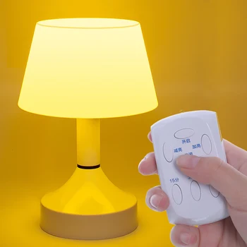 Creative USB jungtį belaidžio naktį šviesos, biuro smart stalo lempos su Nuotolinio valdymo vaikams, miegamojo lovos