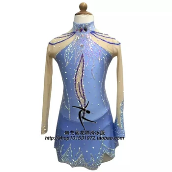 Crystal Užsakymą Dailiojo Čiuožimo Suknelės Mergaičių Naujas Prekės ženklas Čiuožyklos Suknelės Konkurencijos DR4600