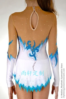 Crystal Užsakymą Vaikas Gimnastika Konkurencijos Suknelė Gražus Naujas Prekės Ženklas 