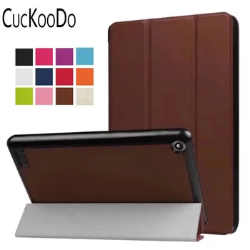 CucKooDo 50Pcs/daug Ultra Plonas Lengvas Tri-fold Stovėti Padengti Visas Naujas Amazon Kindle Fire 7 