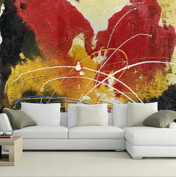 Custom 3D didelės freskos,Hd grafiti abstrakčios tapybos papel de parede ,svetainė, TV miegamojo sienos tapetai
