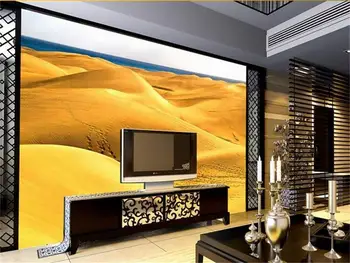 Custom 3d foto tapetai kambarį freskos dykumos nuostabiu kraštovaizdžiu 3d tapyba TV foną neaustinių tapetai sienos 3d
