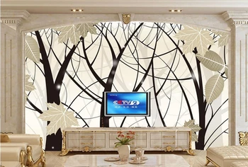 Custom 3D freskomis,paprastas ir elegantiškas fantazijos mediena, tapetai,viešbučio kambaryje gyvenimo sofa-lova, TV miegamojo sienos tapetai, sienų 3d