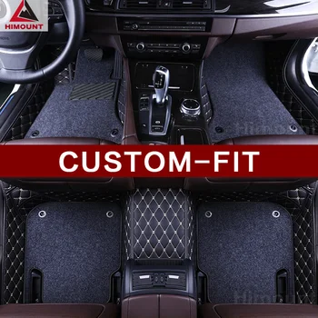 Custom fit Car floor mats for BMW 1 2 3 4 5 6 7 series GT F20 E90 F30 F34 f32 f36 E60 F10 F11 G30 f12 F06 F01 F01 G11 G12 carpet