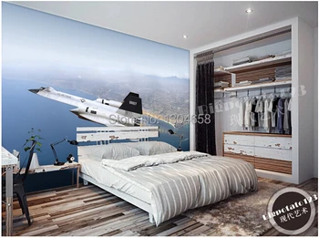 Custom foto tapetai naikintuvo gyvenamasis kambarys sofos, TV foną, vinilo sienos wallpaperpapel de parede
