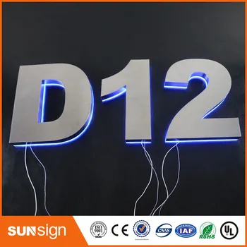 Custom lauko reklamos ženklų LED šviesos raidžių 3d pasirašyti laiškus