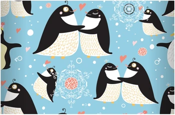 Custom papel de parede infantil, express Pingvinai, kurie Freskos vaikams kambarį kambarį TELEVIZIJOS sienos vinilo papel DE parede