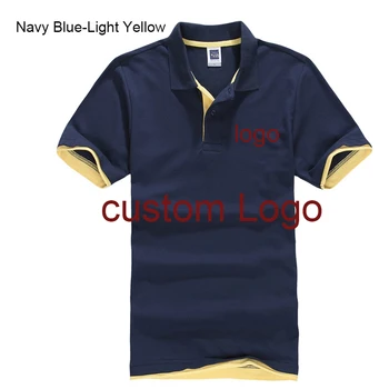 Custom Polo marškinėliai Pritaikyti Spausdinimo Logotipas Paslaugų įmonė/hotel/Darbuotojų Unisex Trumpas Rankovės Medvilnės Polo
