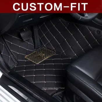 Custom specialių padarė automobilių kilimėliai BMW X4 F26 PVC Odos koja atveju vandeniui sunkiųjų 3D automobilių stilius kilimėlių, kilimų įdėklai