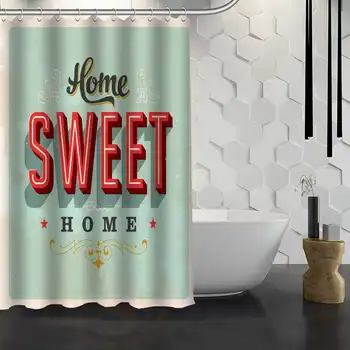 Custom Sweet Home Dušo Užuolaidos Su Kabliukais Audinio Dušo Užuolaidos Vonios WJY1.17