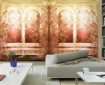 Custom šiuolaikinės bet kokio dydžio 3d foto tapetai, freskos Europos sodą Romos skiltyje 3d tapetai, sofa-lova, tv foną, sienos, namų dekoro