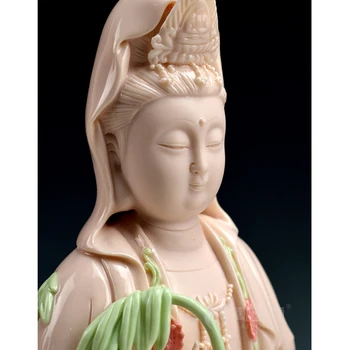 Dai Yutang Guanyin bodhisatvos statula, skirta Dehua keramikos, papuošalų ir amatų/sėdinčių bodhisatvos
