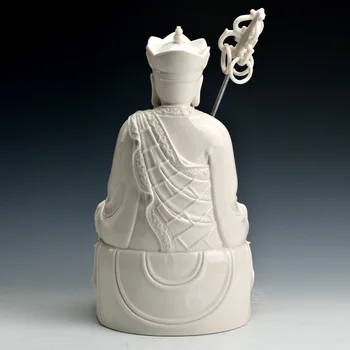 Dai Yutang keramikos bodhisatvos Dizang Buda namų puošybai/12-colių Lotus-Tibeto D21-20