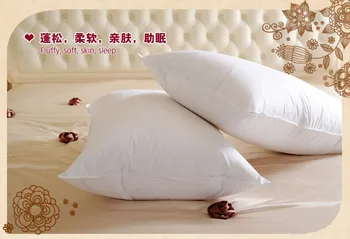 Dainuoti Žemyn pagalvės 70*45cm balta užpildyti 900g 40% baltųjų ančių pūkais/kaklo sveikatos priežiūros pagalvę paypal priimtas vienas/vnt.