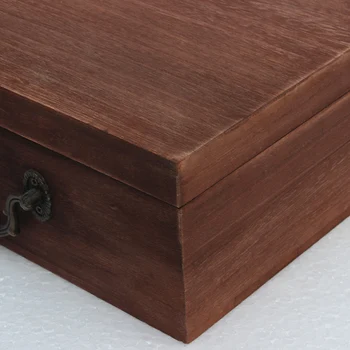 Darbalaukio dėžės, medinės dėžės didelis parduotuvė turinio langelio medienos sertifikato atkurti senovės būdų, kaip gauti papuošalų laikymo dėžutė su