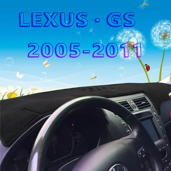 Dashmats automobilių optikos reikmenys prietaisų skydelio dangtelis lexus gs300 gs430 gs450h gs350 gs250 gs460 2005 m. 2006 m. 2011 m. 2009 m. 2008 m. 2007 m.