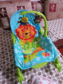 Daugiafunkcinis Kūdikio Supimo Kėdutę Baby Lankstymo Vibracijos Placating Į rauginimo kėdė Vaikų Supamoji Kėdė, Sūpynės Lova, Lopšys